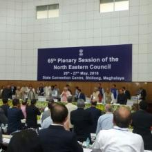 65th Plenary Session of the North Eastern Council on 26th-27th May 2016 at Shillong